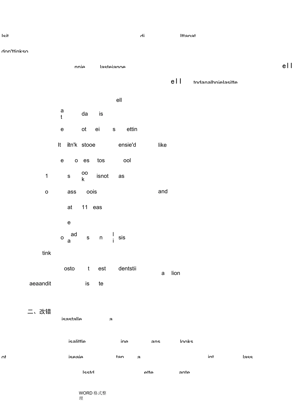 初中英语比较级和最高级专项练习试题_第2页