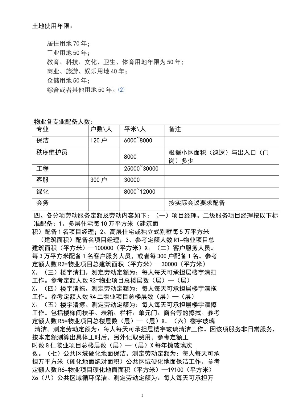 物业项目经理面试必备_第2页