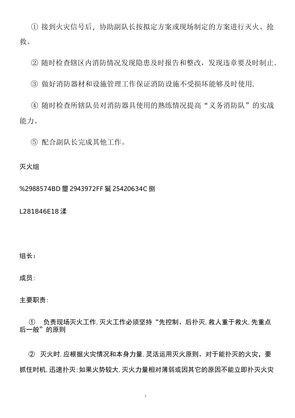 义务消防队岗位职责_第2页
