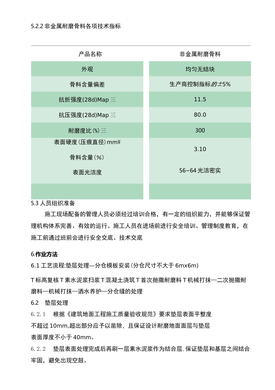 非金属耐磨地面施工组织设计_第2页
