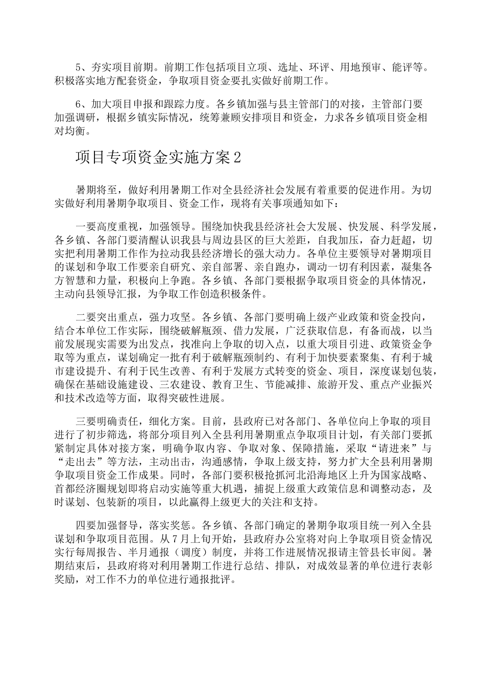 项目专项资金实施方案_第2页
