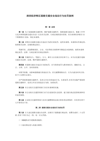 深圳新交通法规
