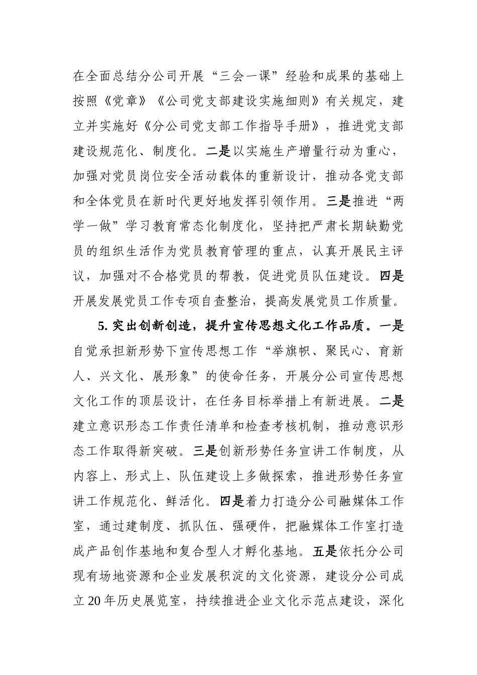 党建工作要点（集团分公司党委）_第3页