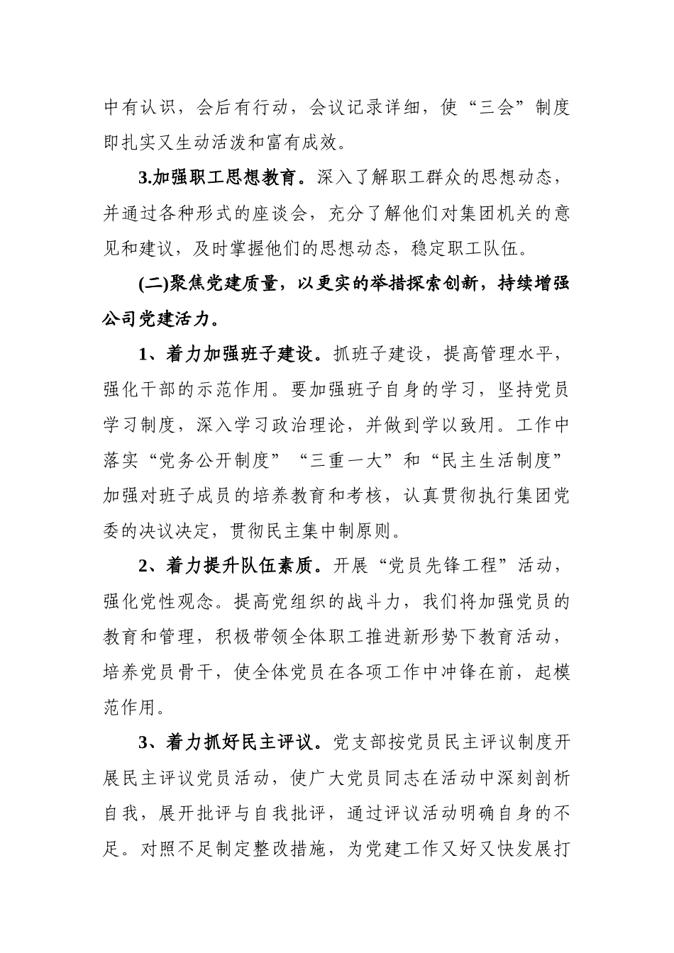 党建工作要点（集团公司党支部）_第3页