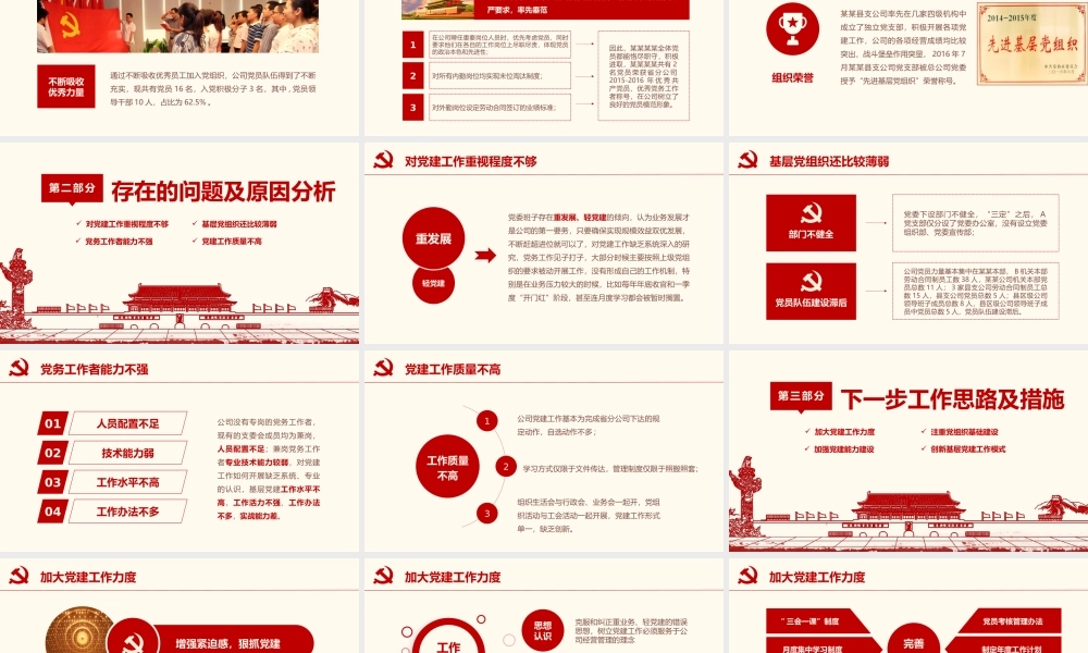 基层党委党支部工作汇报3