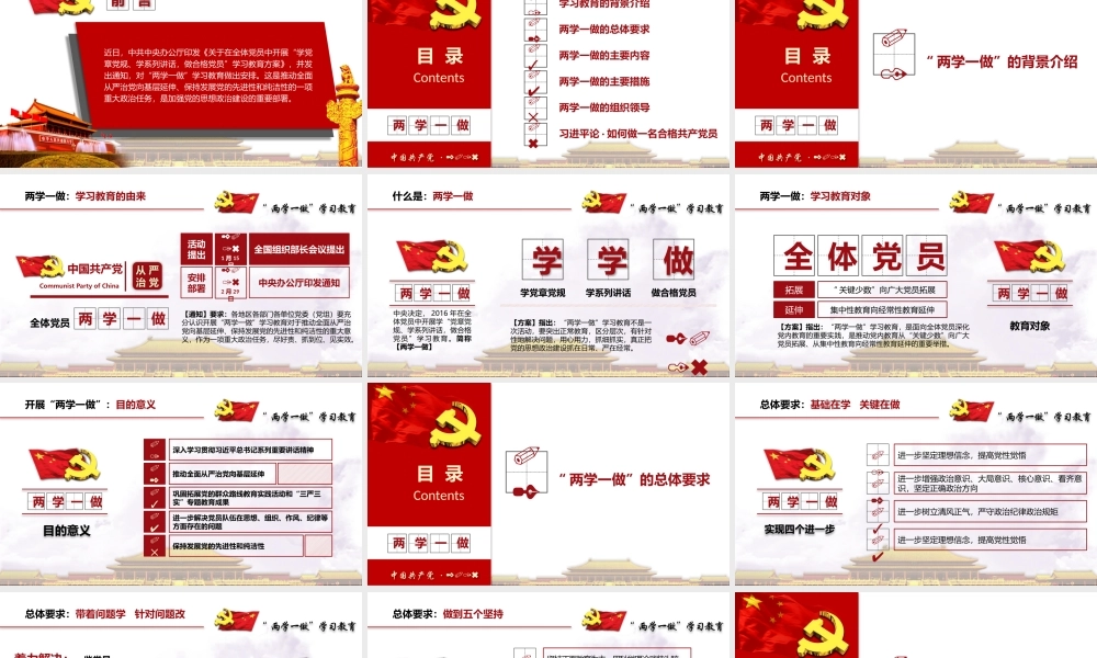 两学一做动态PPT (5)