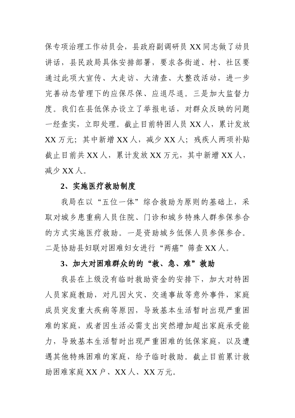 工作总结（民政局）_第2页