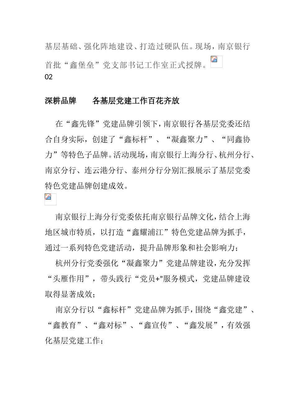 “鑫先锋”党建品牌银行_第2页