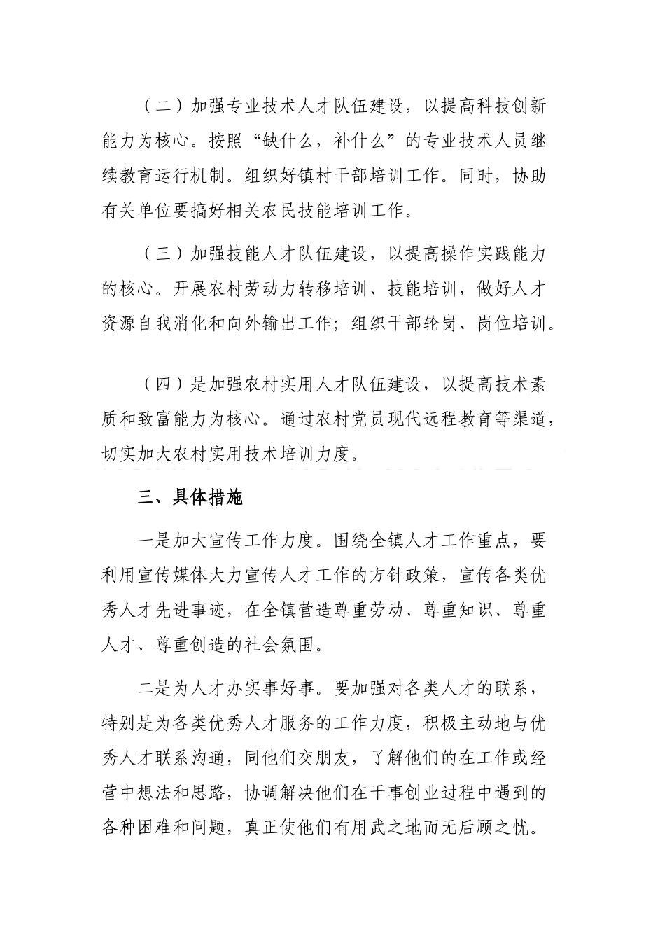 2021年人才工作方案_第2页