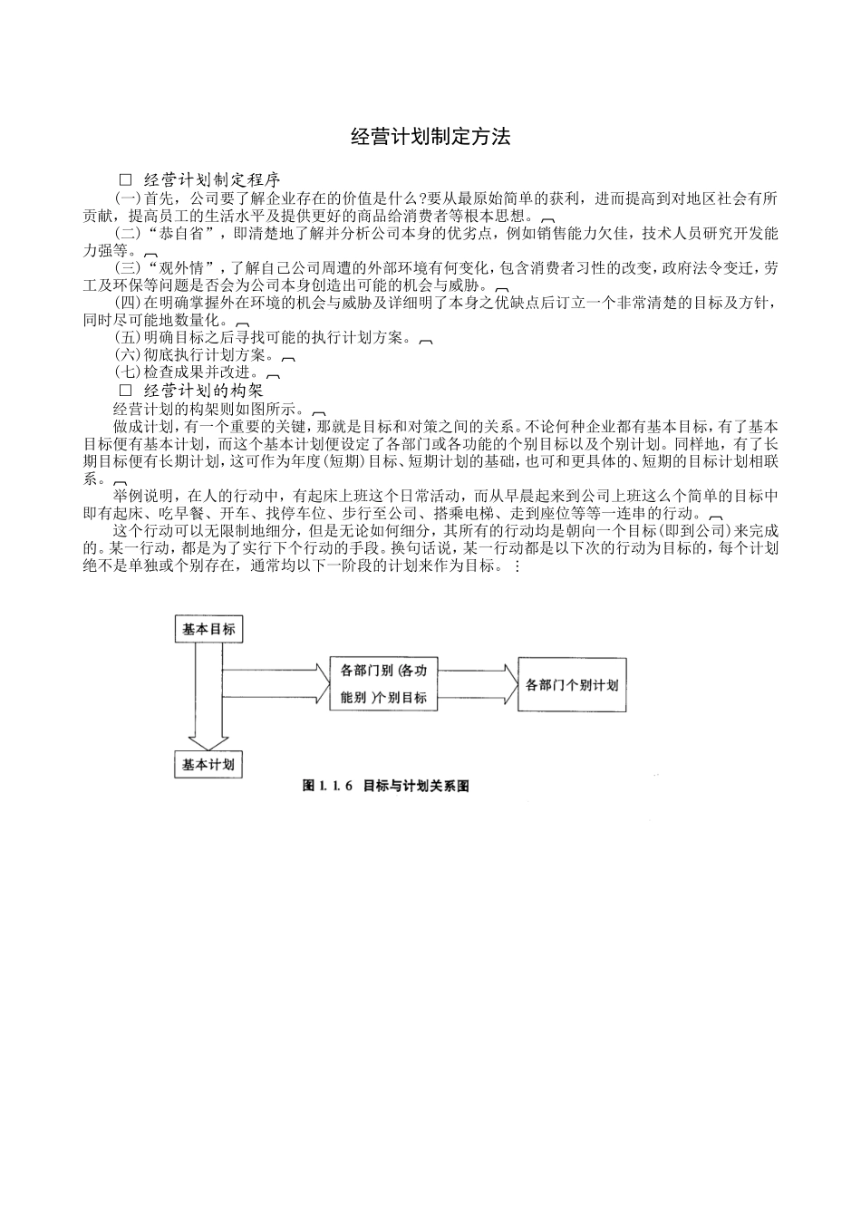 经营计划制定方法_第1页