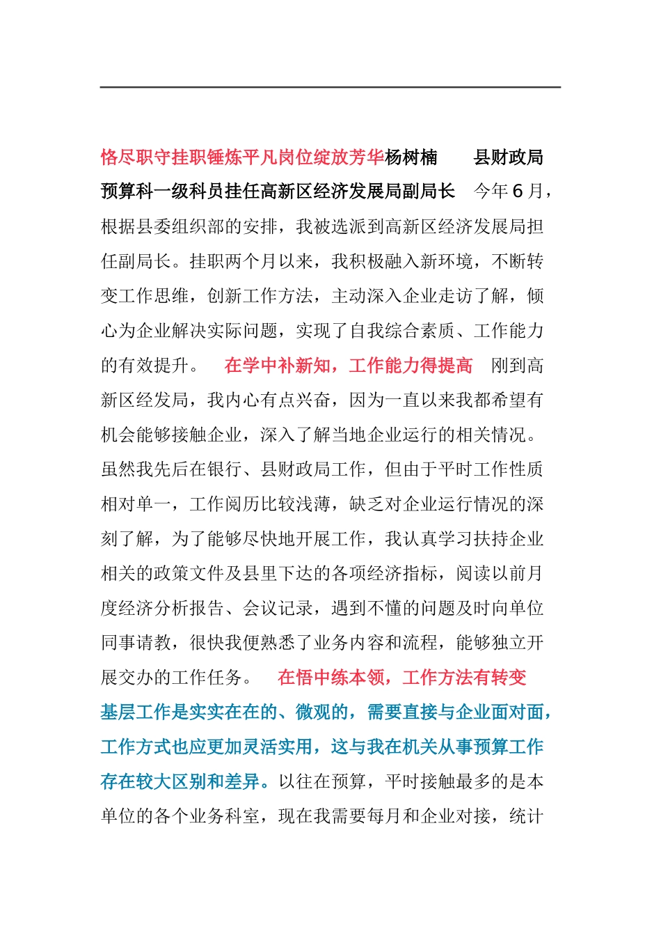 挂职干部心得体会4篇_第3页