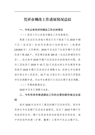 凭祥市棚改工作进展情况总结_转换