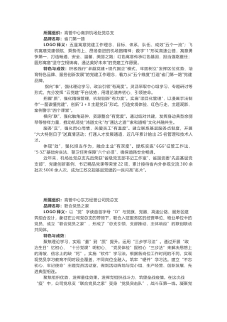 交通领域20个党建品牌