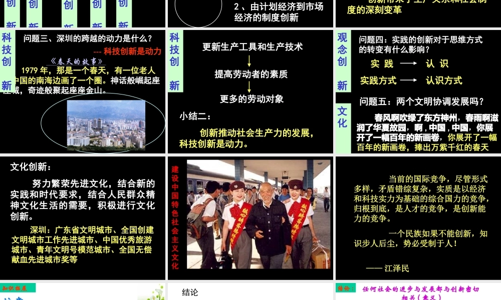 创新是民族进步的灵魂教学课件