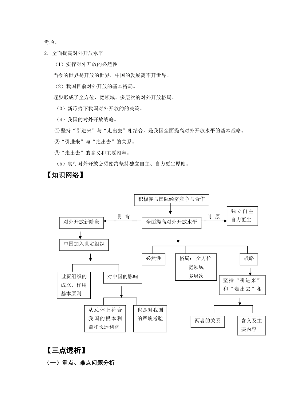 第二框  积极参与国际经济竞争与合作知识点梳理汇总_第2页