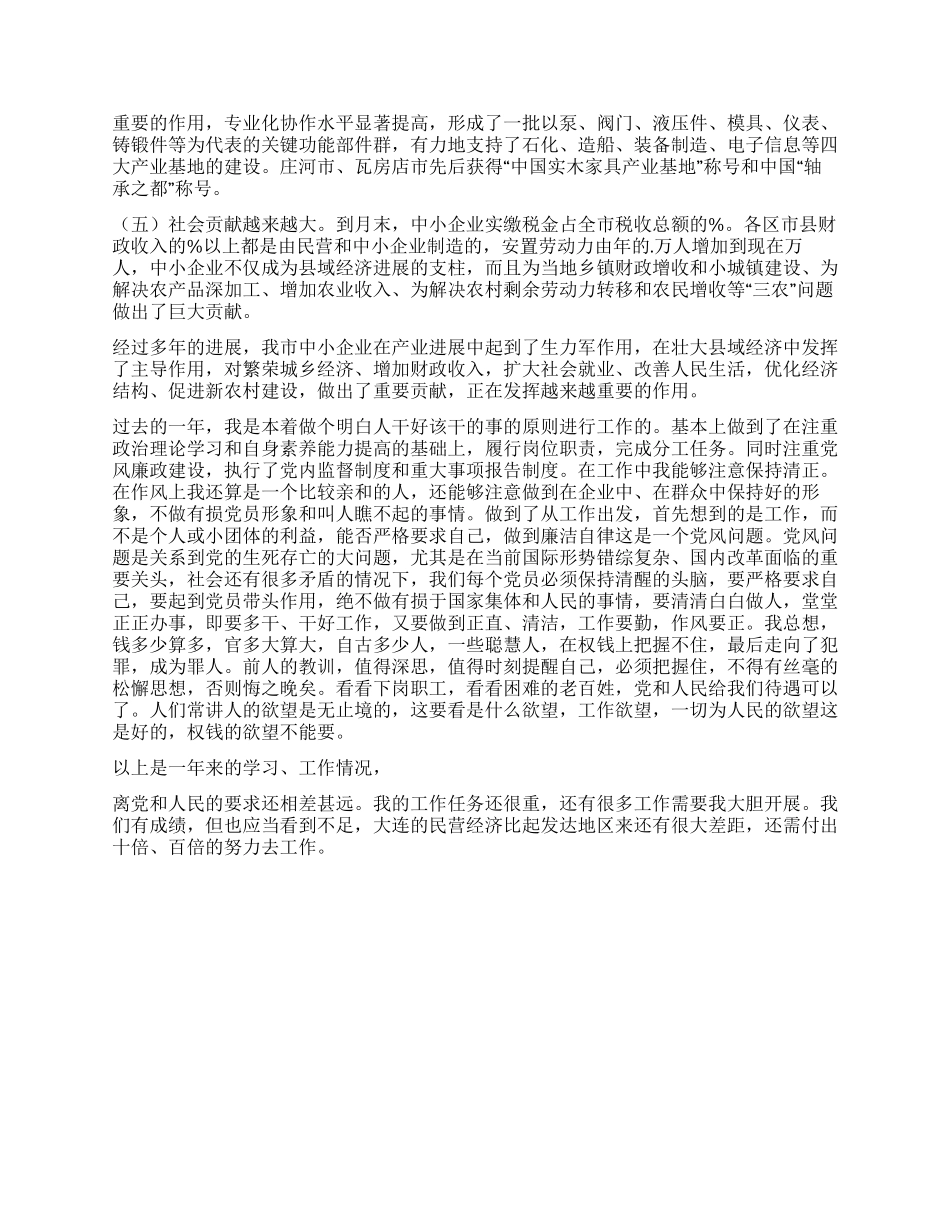 中小企业局个人年终总结_第3页