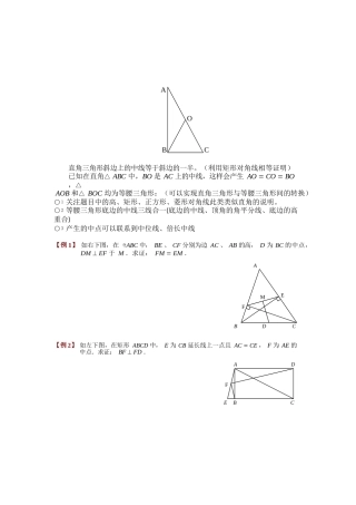 中点模型2--斜边中线-(1)