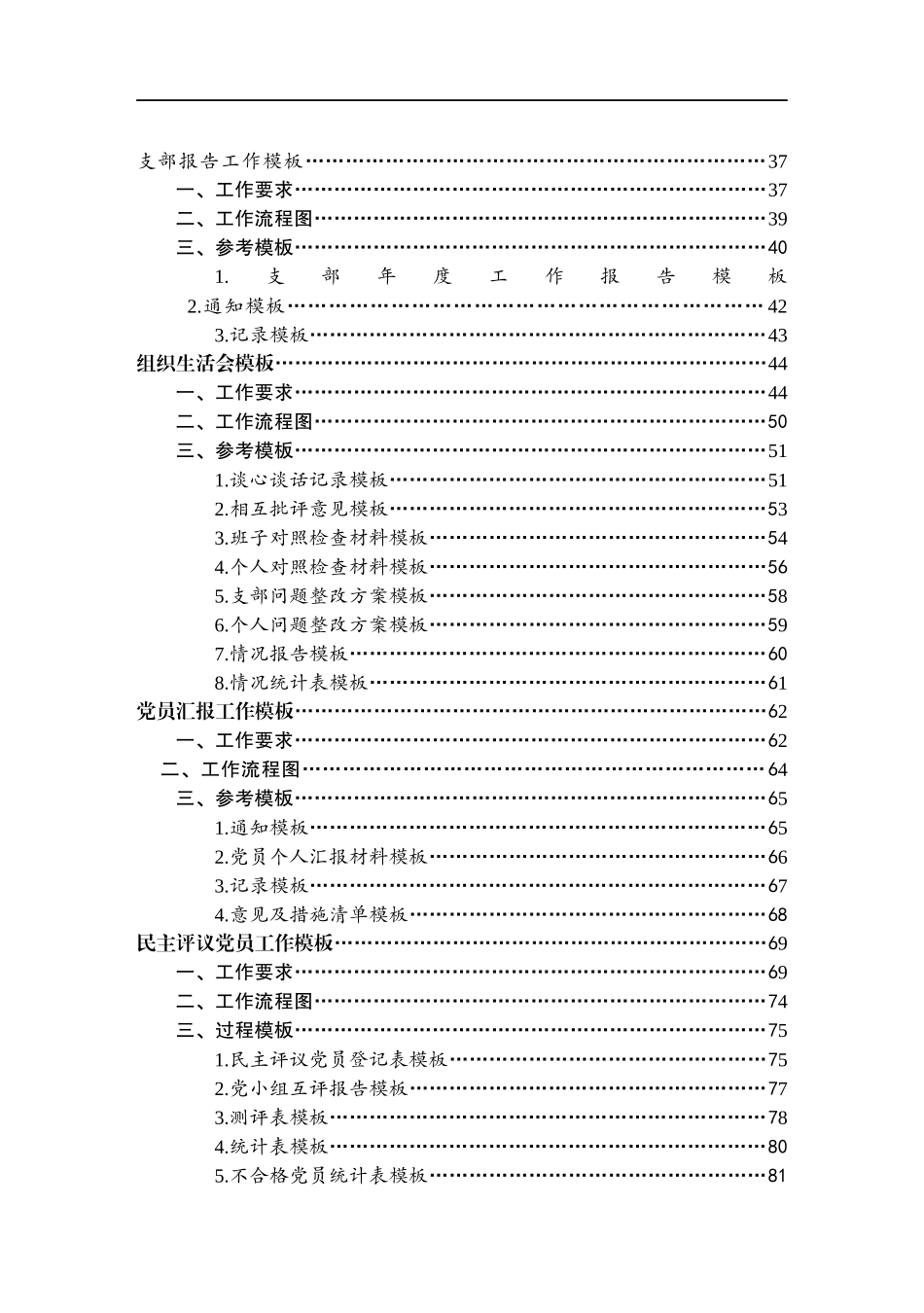 党建工作党务工作党支部党组织建设标准化模板60个_第2页