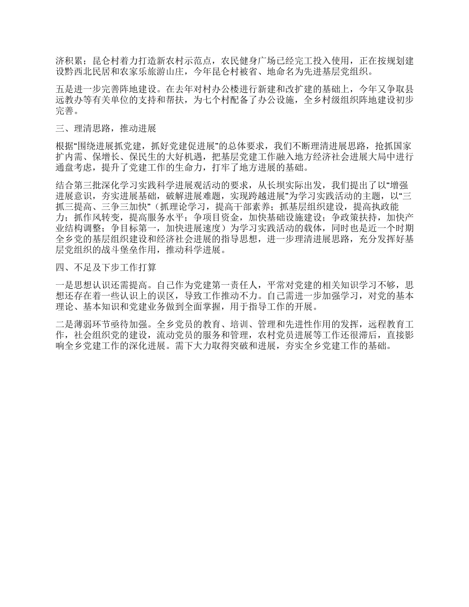 乡党委书记年终总结_第2页