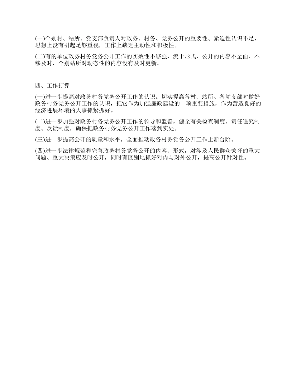 乡政府党务公开工作总结范文_第3页