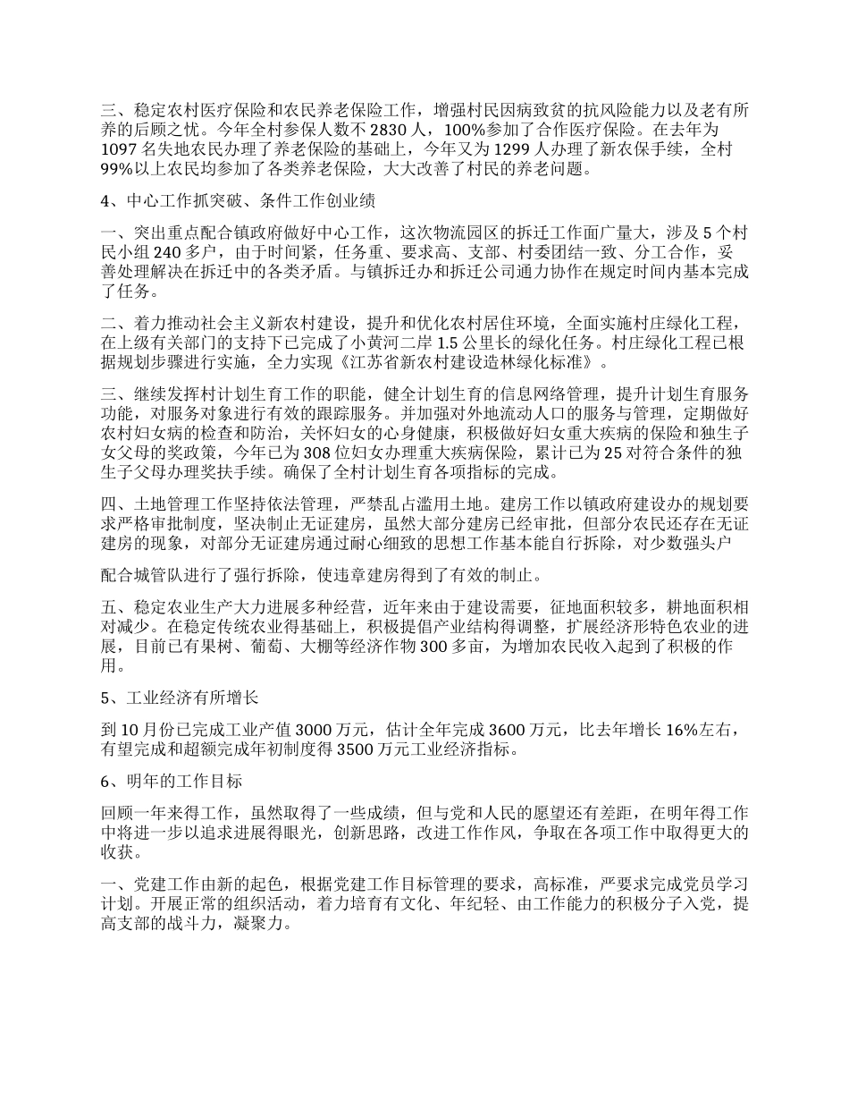 乡村2024年党支部工作总结_第2页