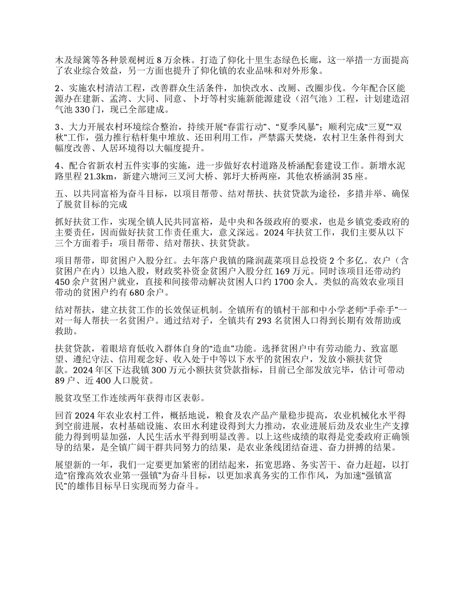 乡镇年度农业工作总结_第3页