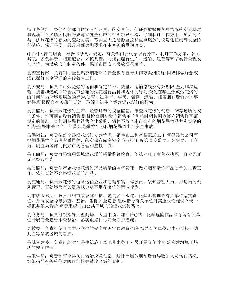乡镇春节期间烟花爆竹安全管理工作方案_第2页