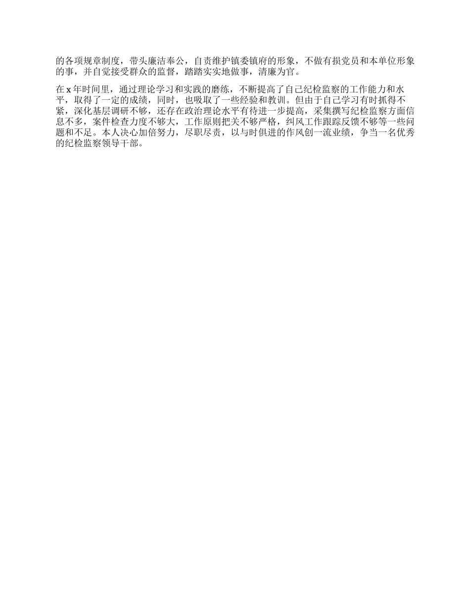 乡镇纪委书记个人工作总结_第2页