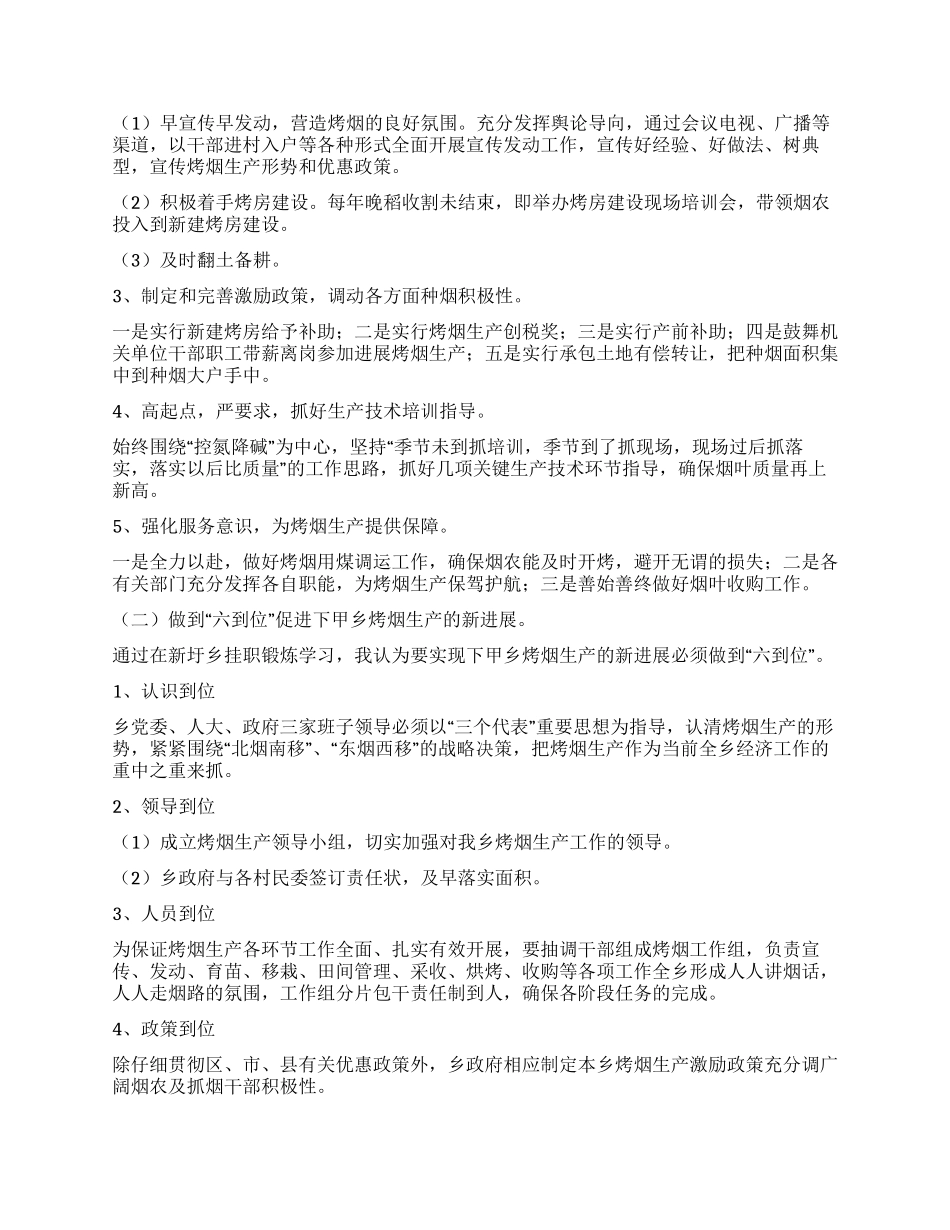 乡镇领导挂职工作总结_第2页