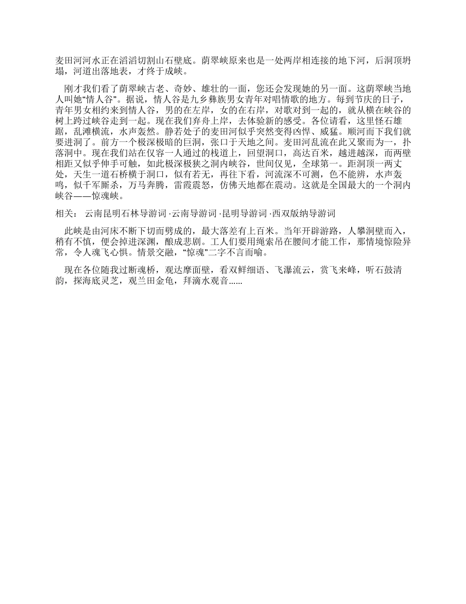 云南九乡导游词_第2页