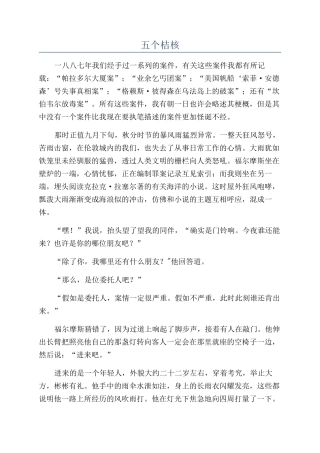 五个桔核-精品文档