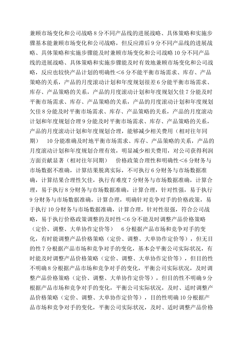 产品经理绩效考核方案范文_第3页