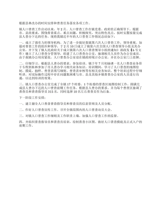 人口普查任务总结