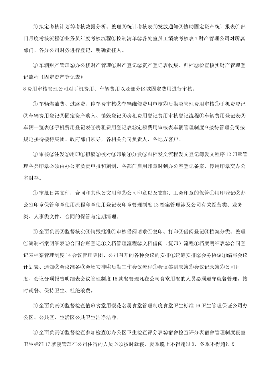 企业办公室管理职能和岗位职能_第2页