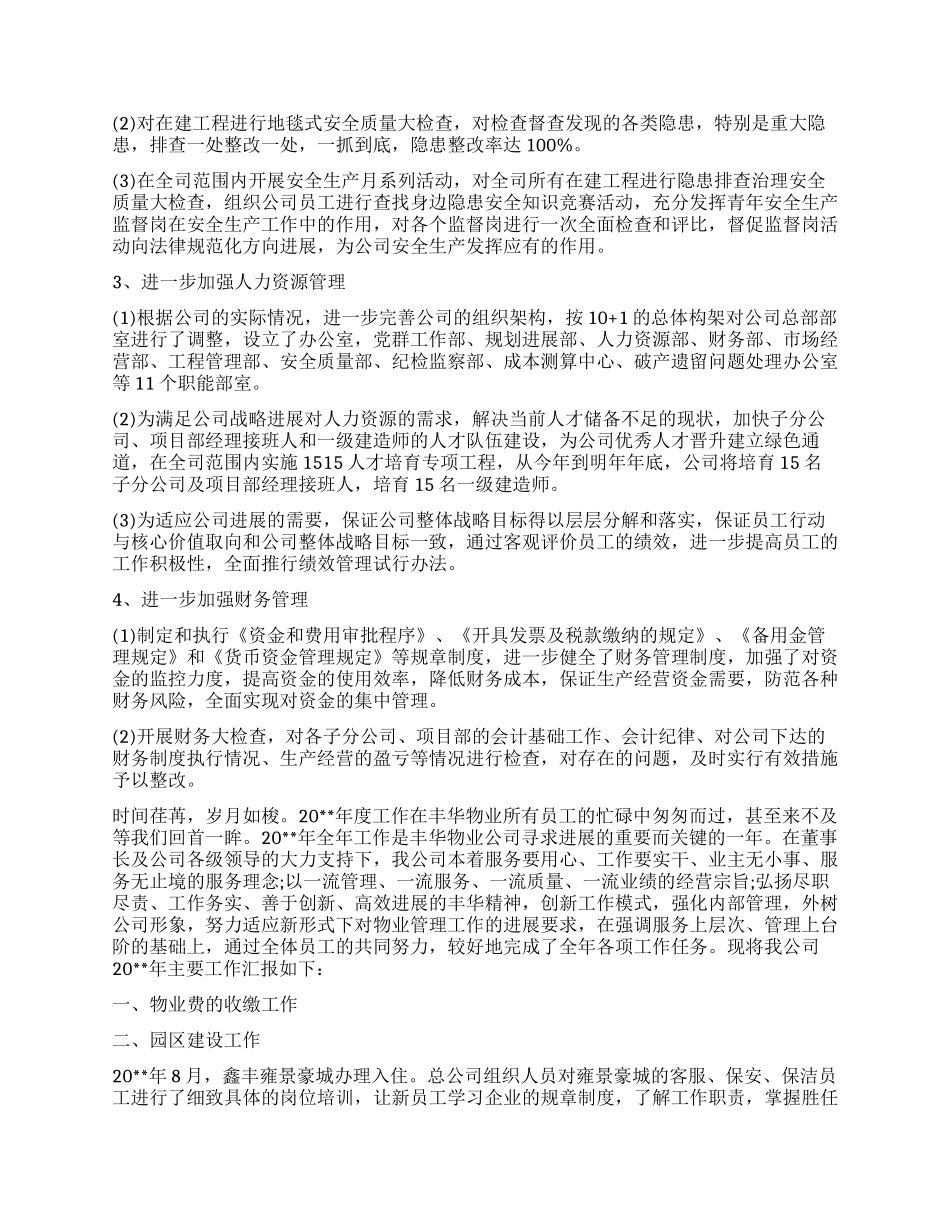 企业年度工作报告_第2页