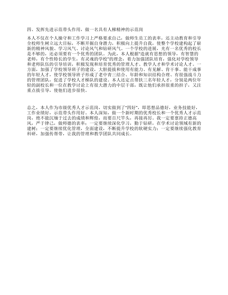 优秀人才示范岗总结_第3页
