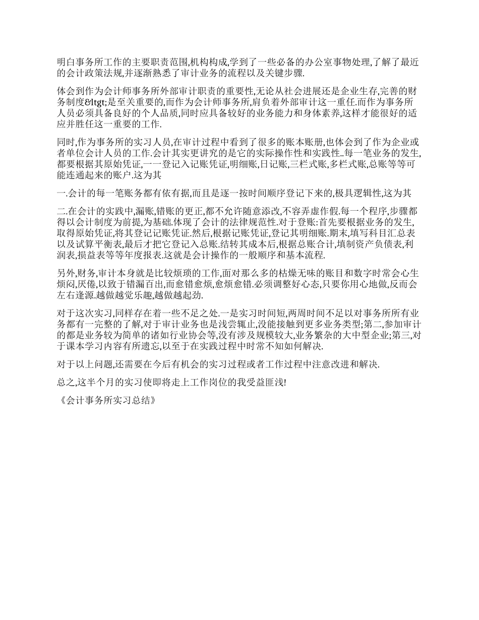 会计事务所实习总结_第3页