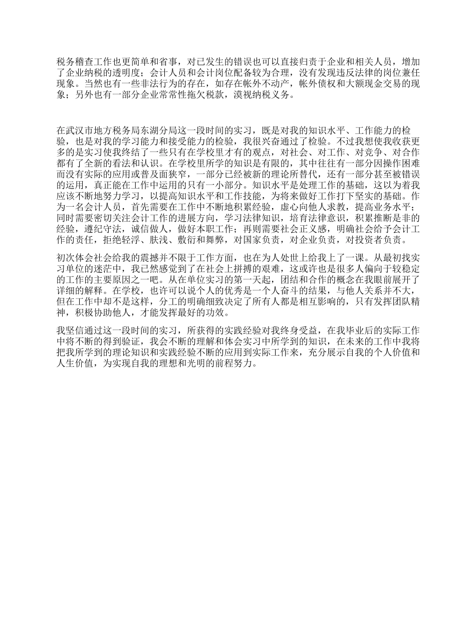 会计学在税务局实习报告_第3页