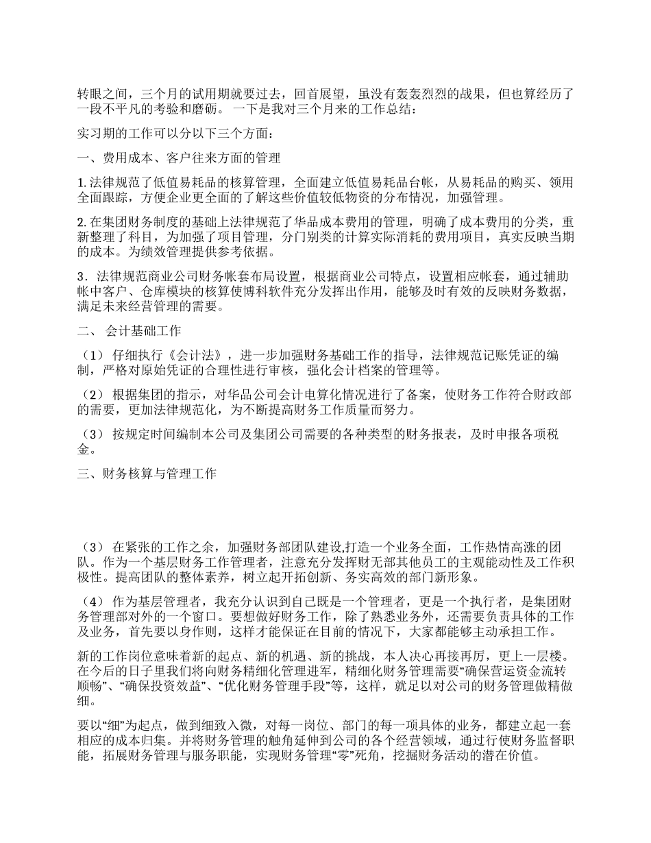 会计实习工作总结范文_第1页