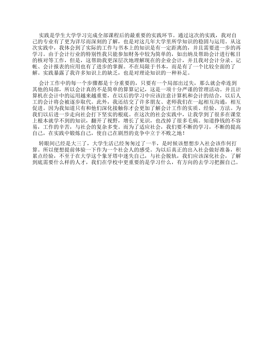 会计实习报告新版_第3页