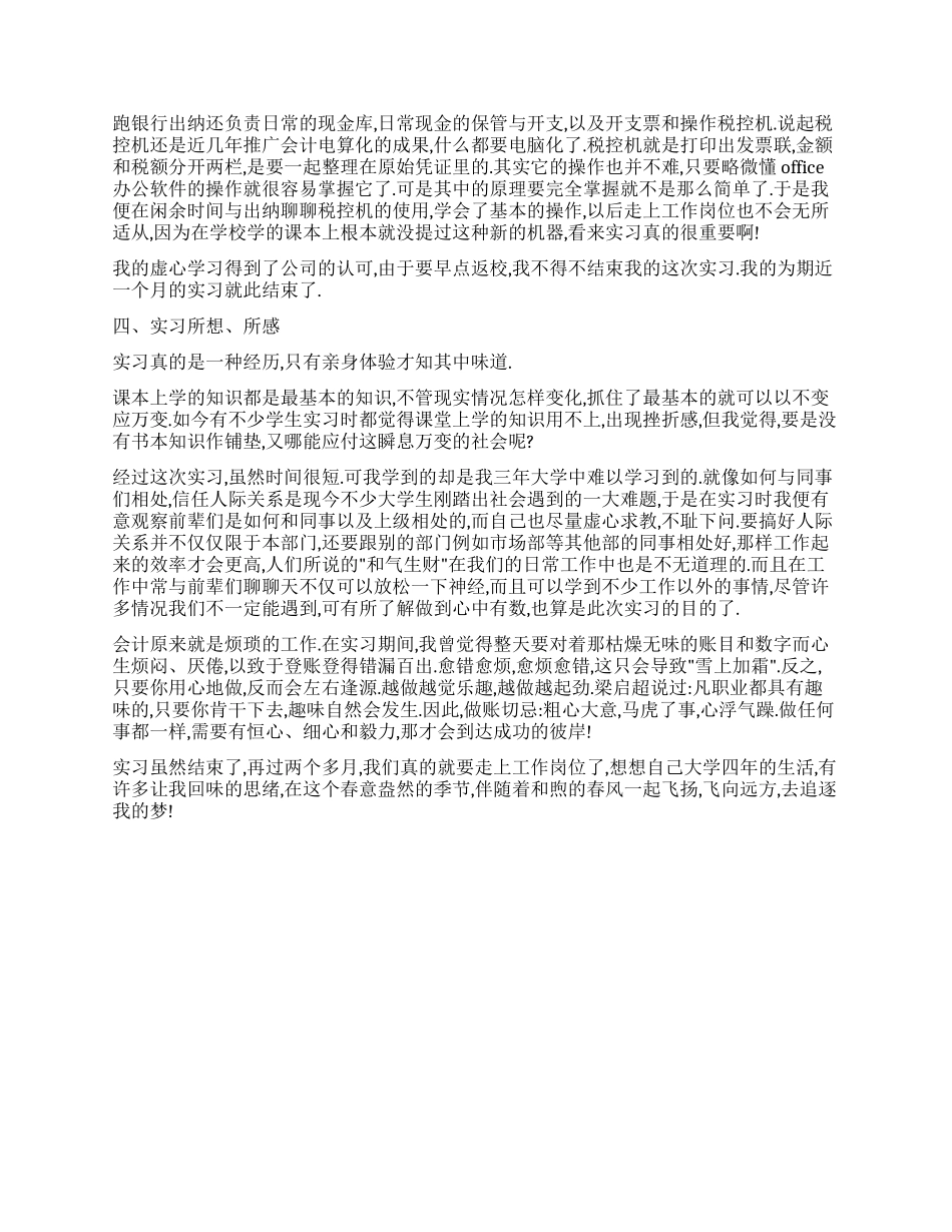 会计见习报告范文_第3页