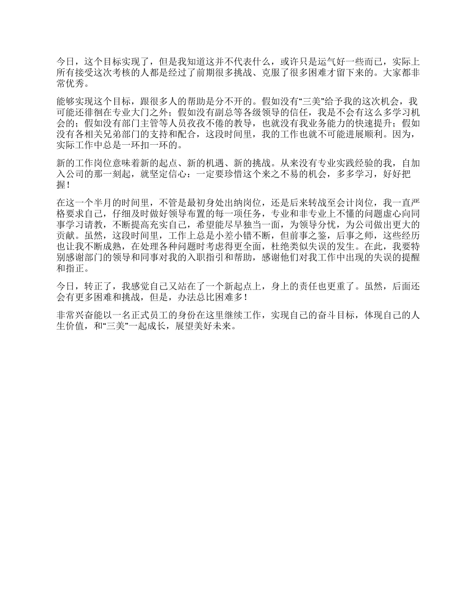 会计试用期工作总结_第2页