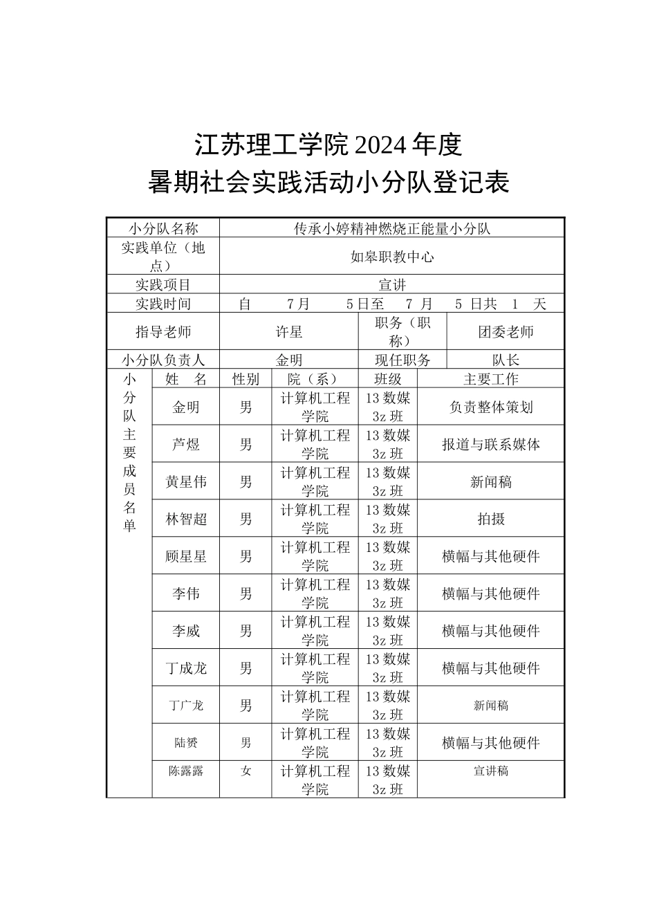传承小婷精神燃烧正能量小分队_第1页