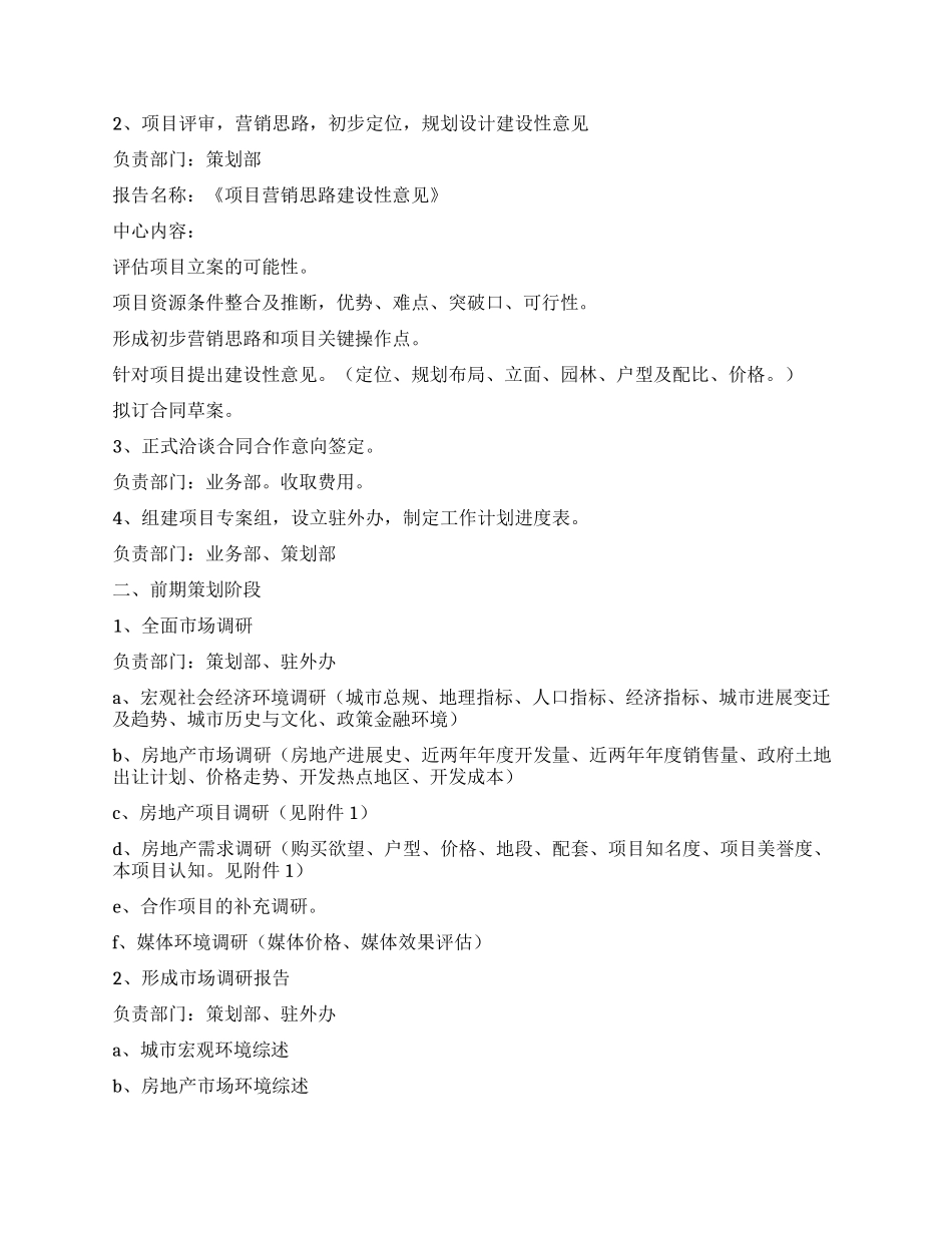 住宅房产策划流程_第2页