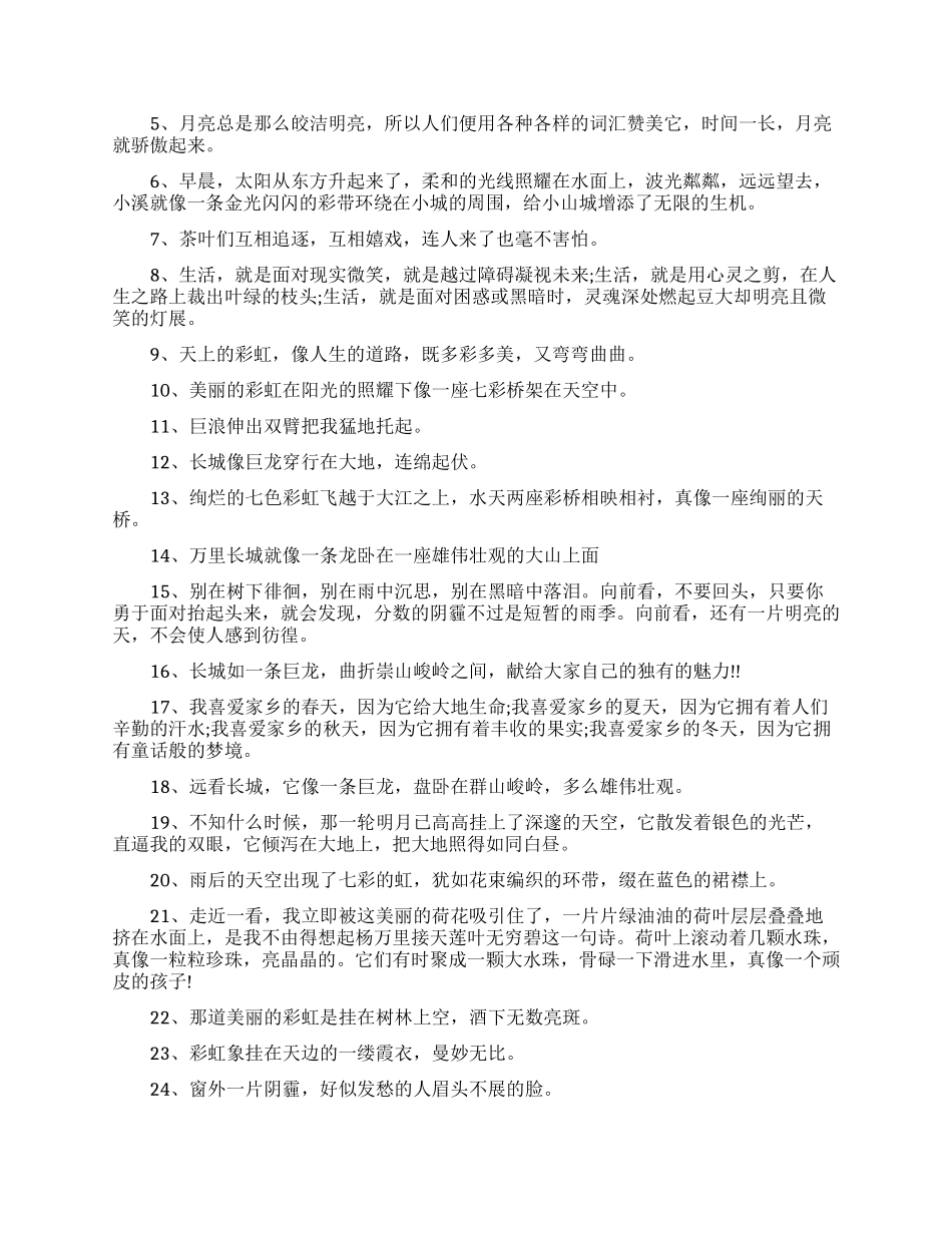 作文好词好句摘抄_第2页