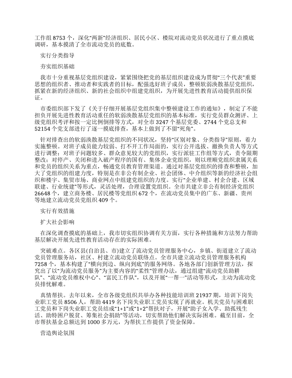 保持共产党员先进性教育活动工作情况总结_第2页