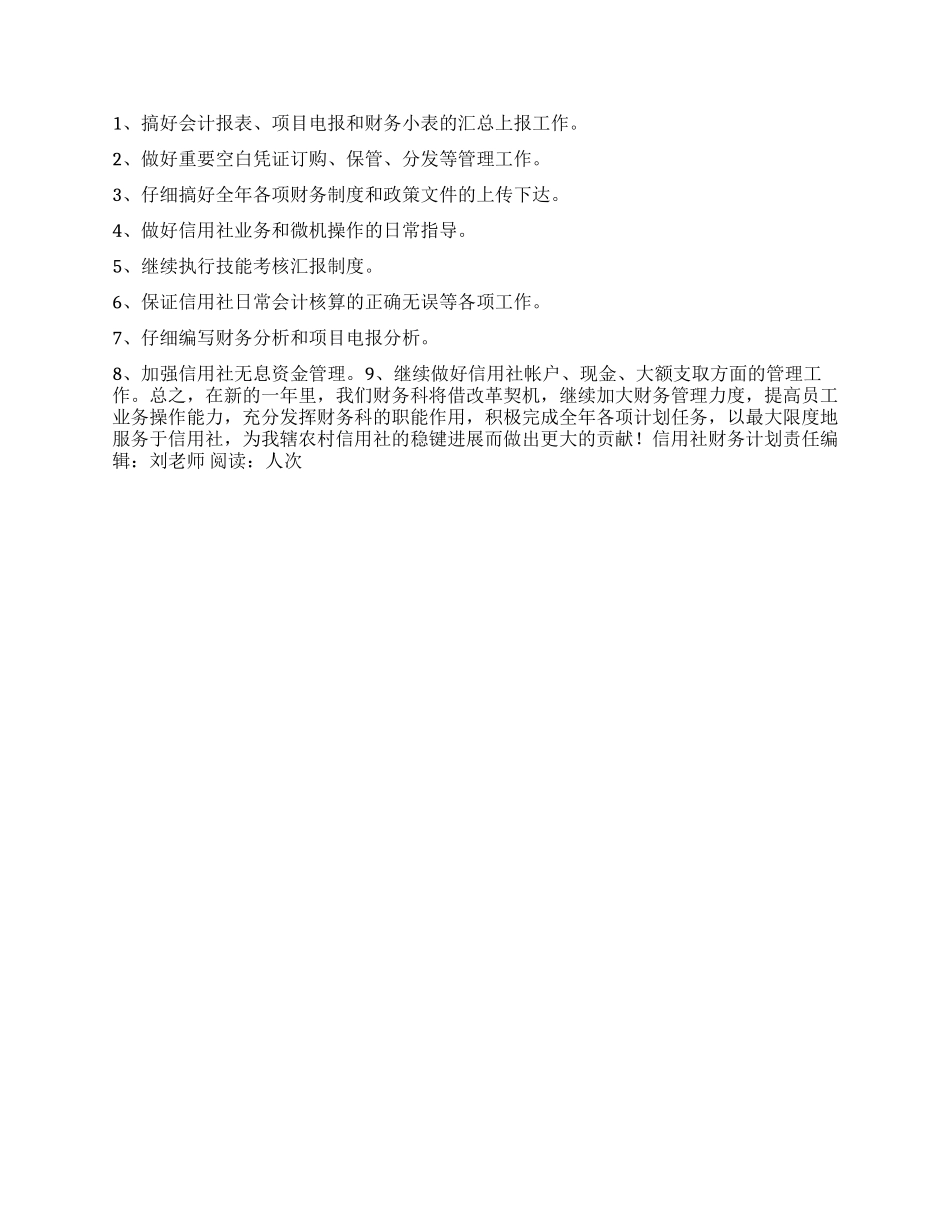 信用社财务计划_第3页