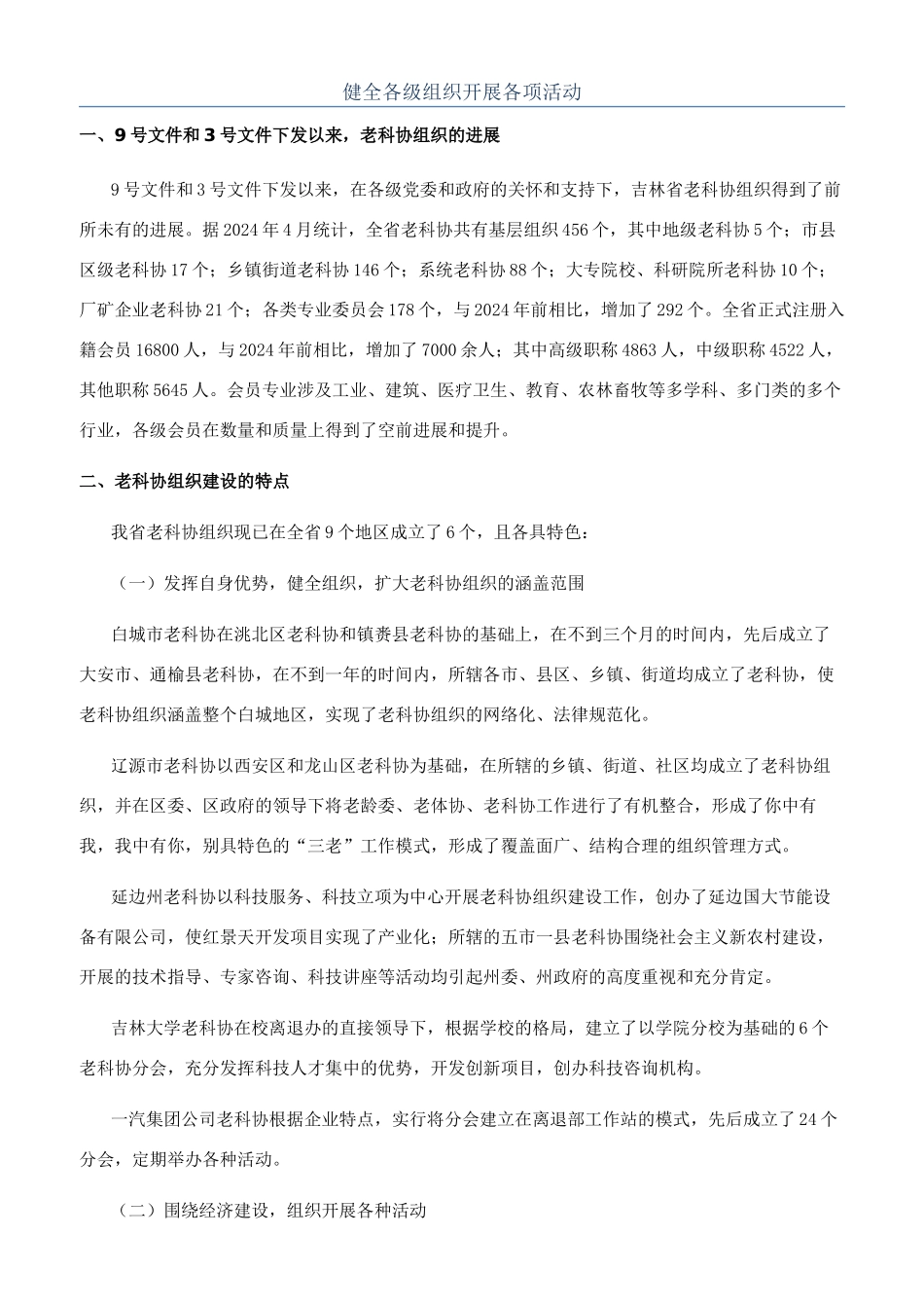 健全各级组织开展各项活动_第1页