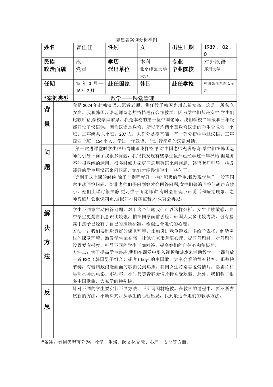 光州-光州东新女高-曾佳佳-案例分析_第1页