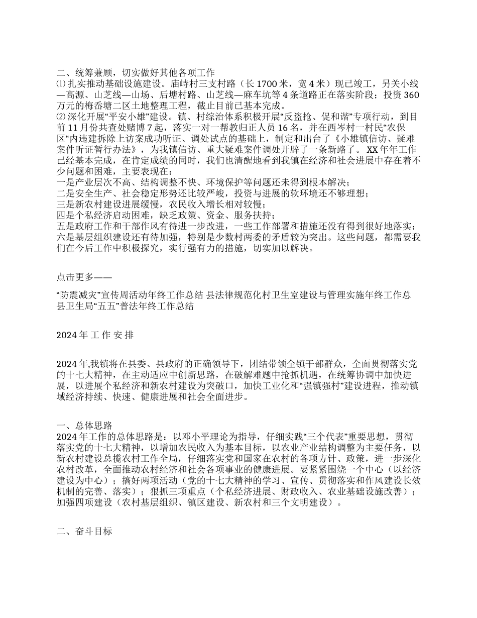 党委政府年终工作总结_第2页